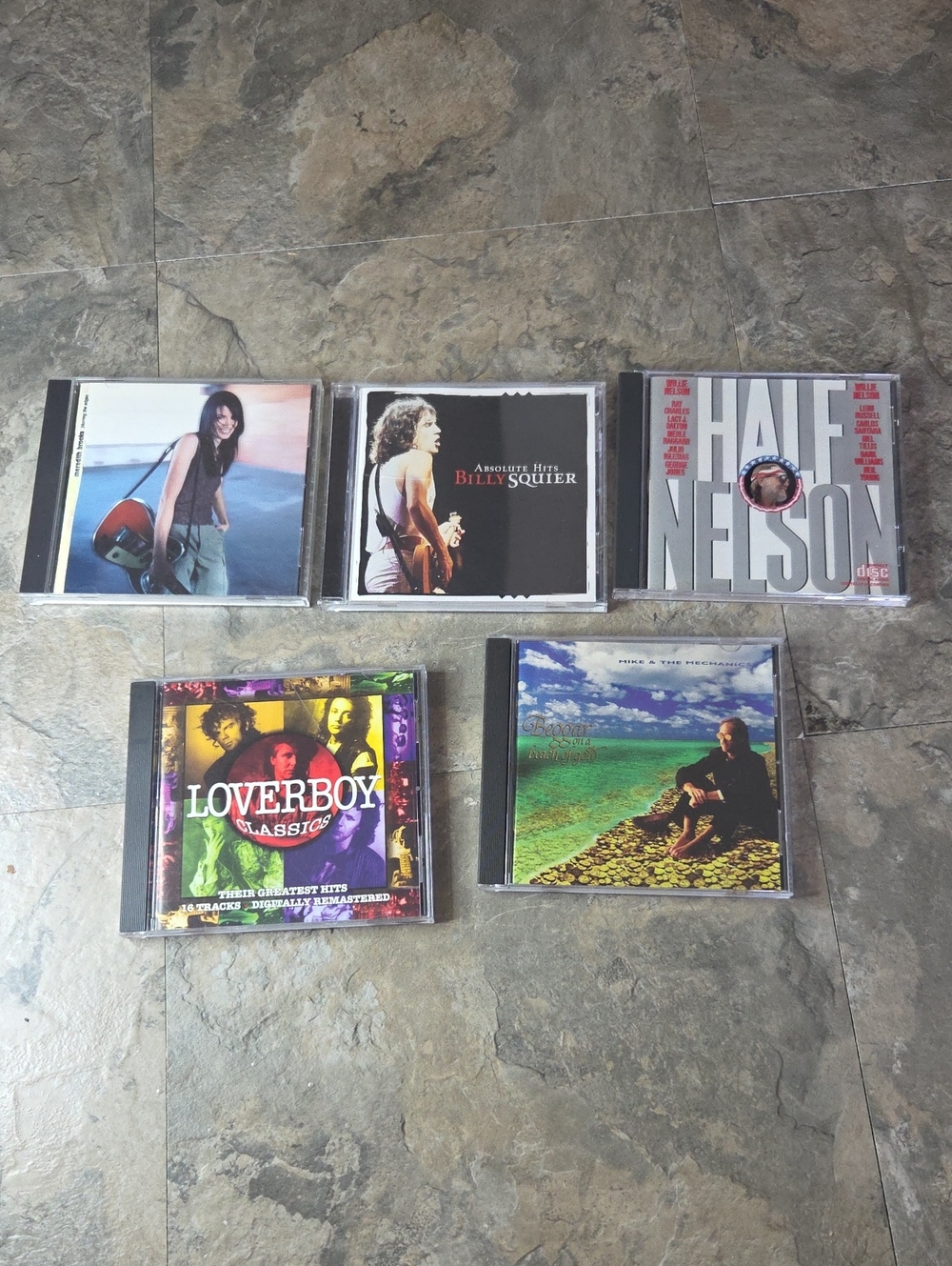Lot of 5 Vintage Rock CD Albums - Mixed Artists